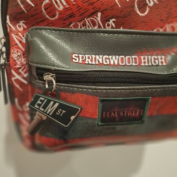 Nightmare on Elm Street Freddy Kreuger Backpack Bookbag - Picture 3 of 11